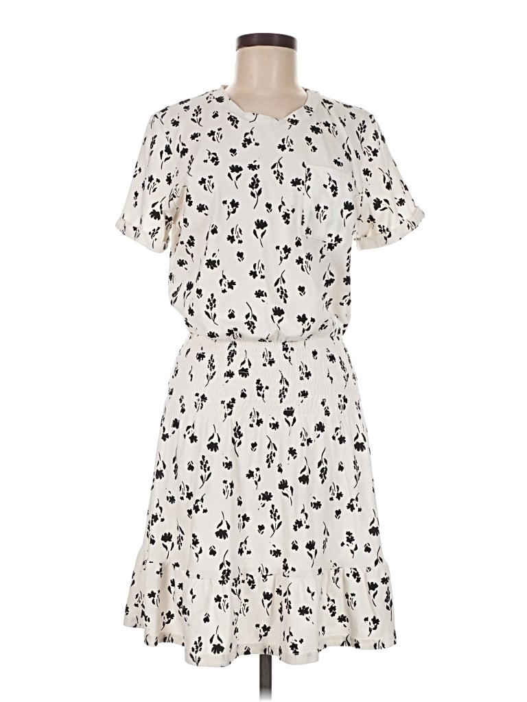 Pre-owned Parker Casual Dress In Ivory
