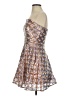 Crystal Doll Paisley Brown Cocktail Dress Size 5 - photo 5