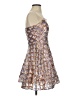 Crystal Doll Paisley Brown Cocktail Dress Size 5 - photo 4