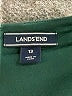 Lands' End Solid Green Cocktail Dress Size 12 - photo 7