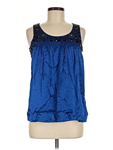 Kensie Sleeveless Silk Top (view 1)