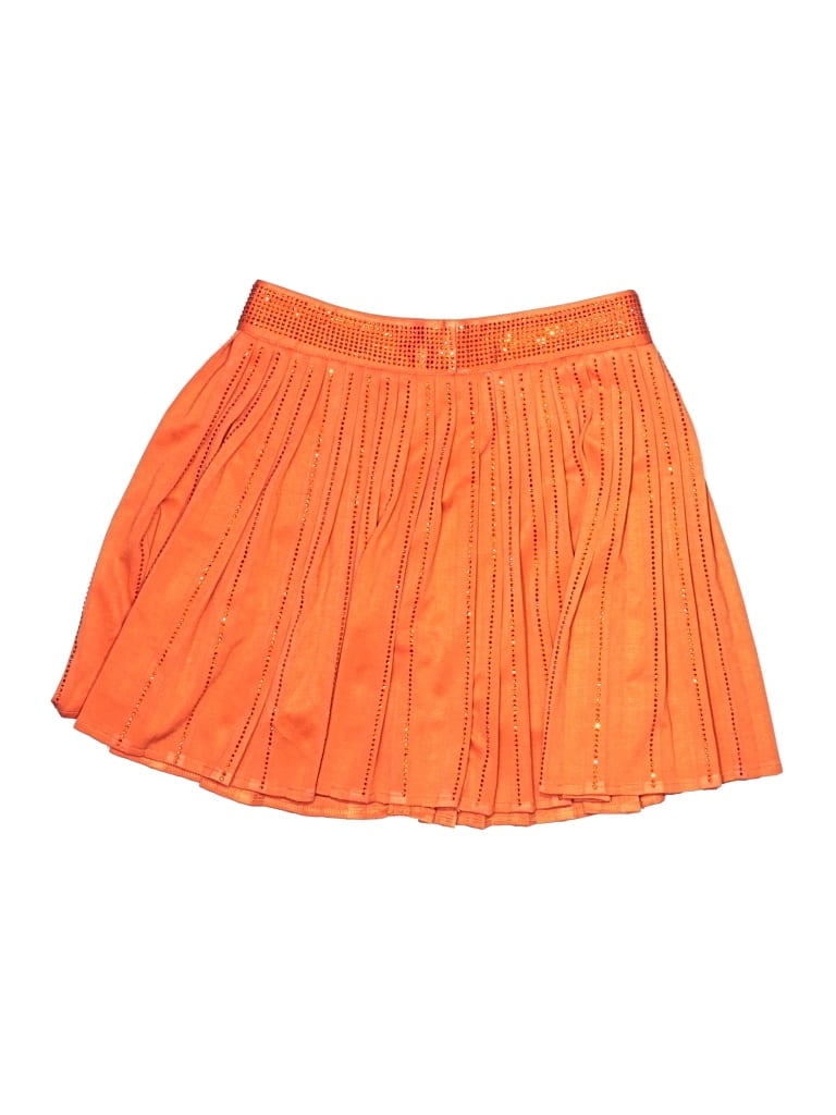 Pre-owned Nylon Apparel Skort In Orange
