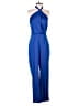 Express Solid Blue Jumpsuit Size 8 - photo 1