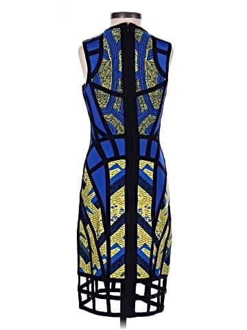 Herve Leger Karmelle Tribal Jacquard Cutout (view 2)