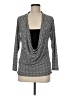 Bisou Bisou Gray Long Sleeve Top Size M - photo 1