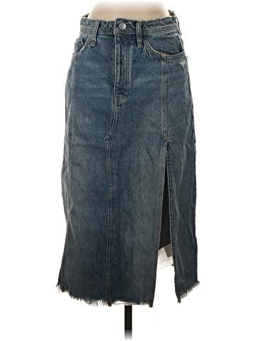 We the Free Denim Skirt (view 1)
