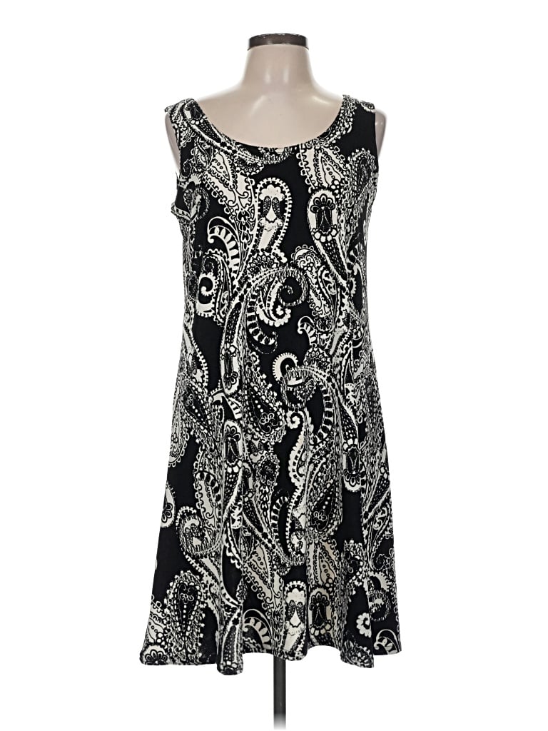 Pre-owned Tadashi Casual Dress In Black