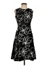 DKNY Graphic Black Cocktail Dress Size 2 - photo 1