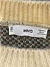 MNG Plaid Tan Pullover Sweater Size S - photo 7