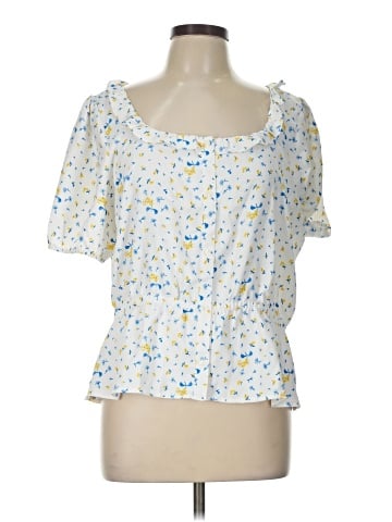 Ann Taylor Short Sleeve Top (view 1)