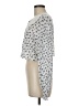 Unbranded Floral White Silver Long Sleeve Blouse Size M (estimated) - photo 5
