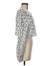 Unbranded Floral White Silver Long Sleeve Blouse Size M (estimated) - photo 4