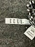 Elle Houndstooth Black Short Sleeve Blouse Size XXL - photo 7