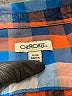 Cherokee Plaid Orange Long Sleeve Button-Down Shirt Size 12 - photo 7