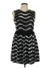 Lola 100% Polyester Chevron-herringbone Black Cocktail Dress Size L - photo 1