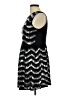 Lola 100% Polyester Chevron-herringbone Black Cocktail Dress Size L - photo 5