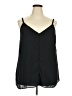 T Tahari 100% Polyester Black Sleeveless Blouse Size 3X - photo 1
