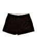 Fossil 100% Polyester Solid Burgundy Shorts Size 4 - photo 1