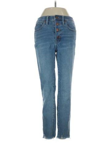 Madewell 10" High-Rise Skinny Jeans in Cordova Wash: Button-Front Edition (view 1)