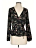 Soprano Black Long Sleeve Blouse Size S - photo 1