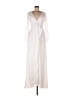 Unbranded 100% Polyester Ivory Tan Casual Dress Size 9 - photo 1