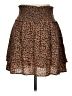 Rails Animal Print Brown Casual Skirt Size L - photo 1