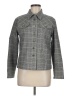 Denim & Co Plaid Gray Jacket Size M - photo 1