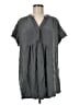 Easel Gray Short Sleeve Blouse Size M - photo 1