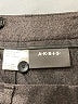 AKRIS 100% Baumwolle Chevron-herringbone Black Brown Dress Pants Size 8 - photo 7