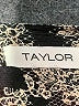 Taylor 100% Polyester Paisley Black Cocktail Dress Size 10 - photo 7