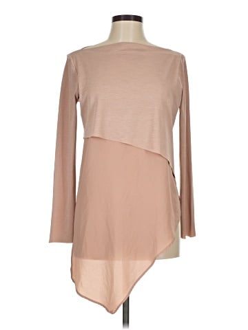 Zara W&B Collection 3/4 Sleeve T-Shirt (view 1)