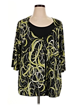 Maggie Barnes 3/4 Sleeve Blouse (view 1)