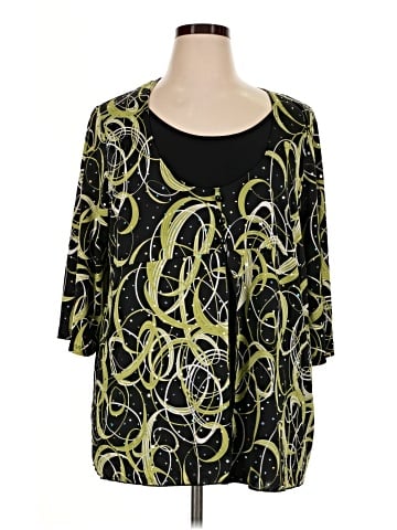 Maggie Barnes 3/4 Sleeve Blouse (view 1)