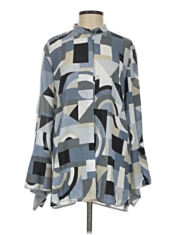 Lafayette 148 New York Long Sleeve Blouse (view 1)