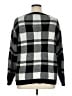 Cozy Casuals 100% Acrylic Checkered-gingham Black Pullover Sweater Size 1X - photo 2