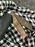 STETSON 100% Rayon Houndstooth Black Long Sleeve Button-Down Shirt Size S - photo 7