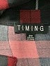 Timing Plaid Red Long Sleeve Blouse Size 2X - photo 4