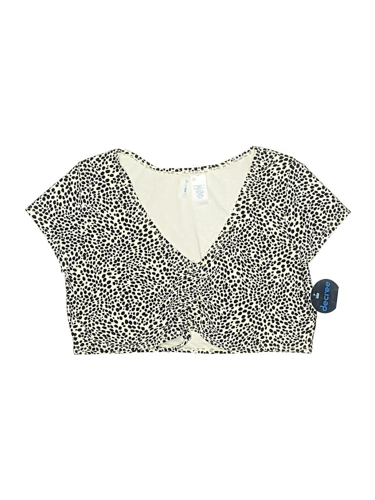 Pre-owned Decree Swimsuit Top Ivory Swimwear
