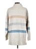Rielle Stripes Gray Turtleneck Sweater Size S - photo 2