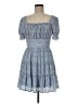 Trixxi 100% Polyester Paisley Blue Casual Dress Size M - photo 1