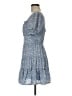 Trixxi 100% Polyester Paisley Blue Casual Dress Size M - photo 5