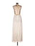City Triangles 100% Polyester Ivory Casual Dress Size 11 - photo 2