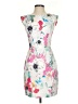 French Connection Graphic White Cocktail Dress Size 4 - photo 1