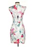 French Connection Graphic White Cocktail Dress Size 4 - photo 2
