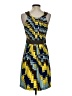 BCBGMAXAZRIA Graphic Blue Cocktail Dress Size S - photo 2