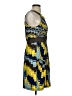 BCBGMAXAZRIA Graphic Blue Cocktail Dress Size S - photo 4