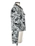Paige 100% Polyester Floral Jacquard Gray Silver Jacket Size M - photo 4