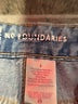 No Boundaries Stars Blue Denim Shorts Size 5 - photo 3