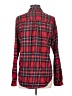 Hollister Plaid Red Long Sleeve Button-Down Shirt Size S - photo 2