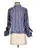 Zara Basic Stripes Blue 3/4 Sleeve Blouse Size S - photo 1